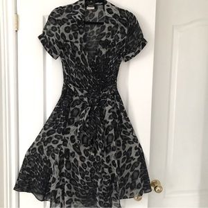 Elegant Sheer wrap dress